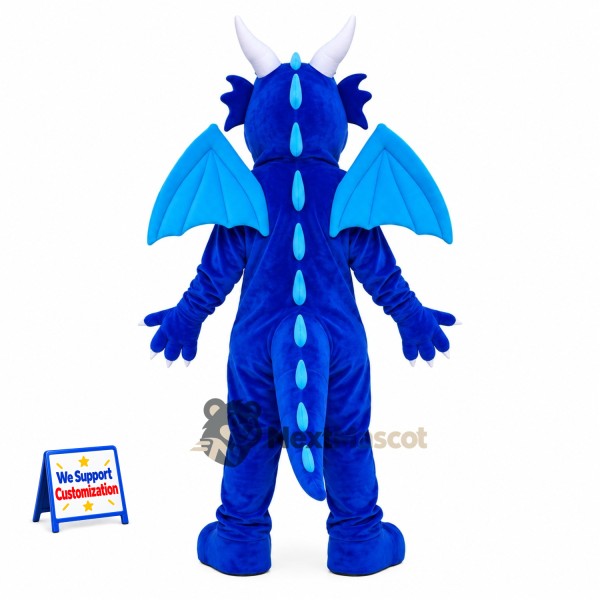 Dragon Mascot Costume - Blue Dragon Mascot Costume - Blue