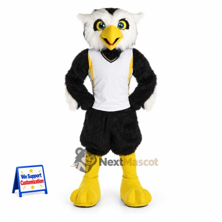 Owl Mascot Costume - White Jersey Owl Mascot Costume - White Jersey