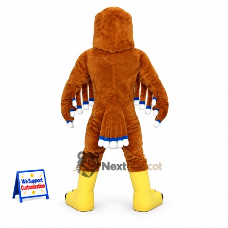 Eagle Mascot Costume - Muscular, Brown Eagle Mascot Costume - Muscular, Brown