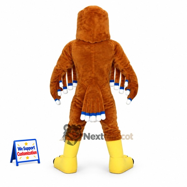 Eagle Mascot Costume - Muscular, Brown Eagle Mascot Costume - Muscular, Brown