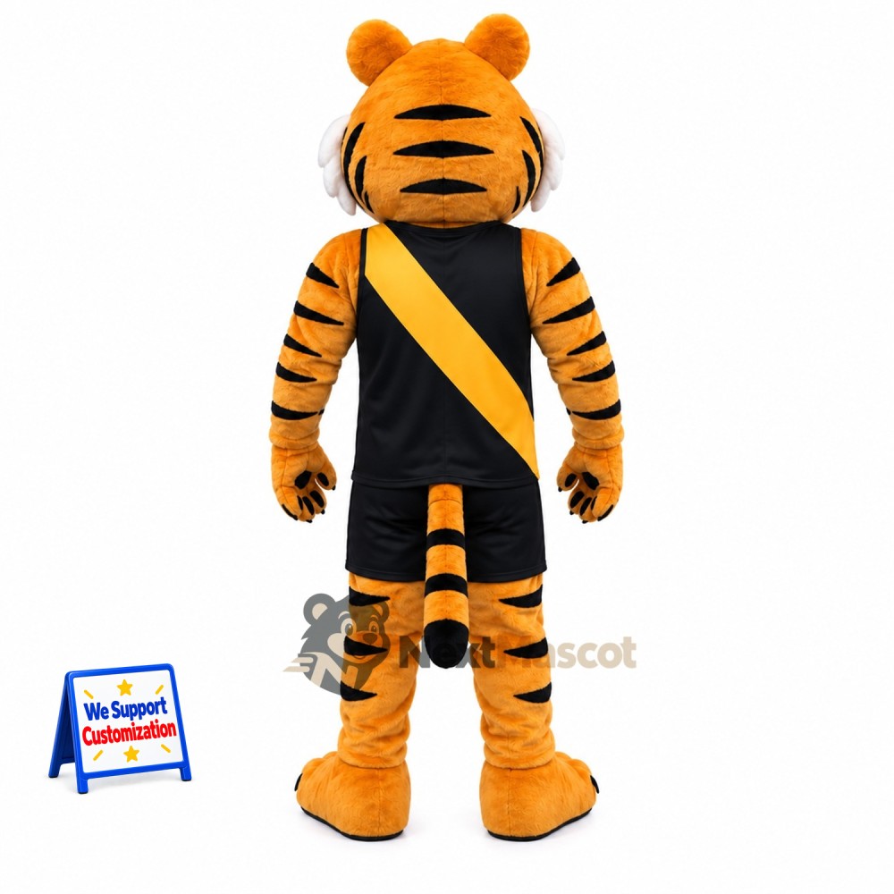 Tiger Mascot Costume - Black Uniform Tiger Mascot Costume - Black Uniform