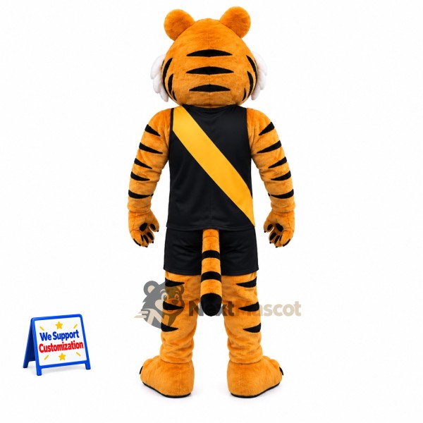 Tiger Mascot Costume - Black Uniform Tiger Mascot Costume - Black Uniform