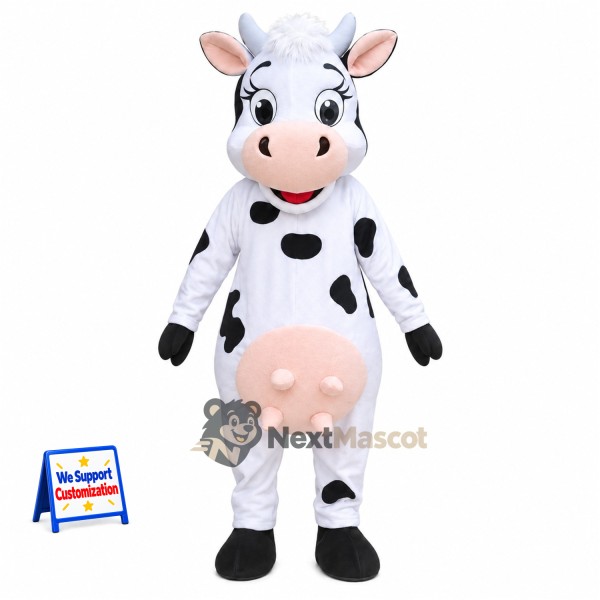 Cow Mascot Costume - Spotted