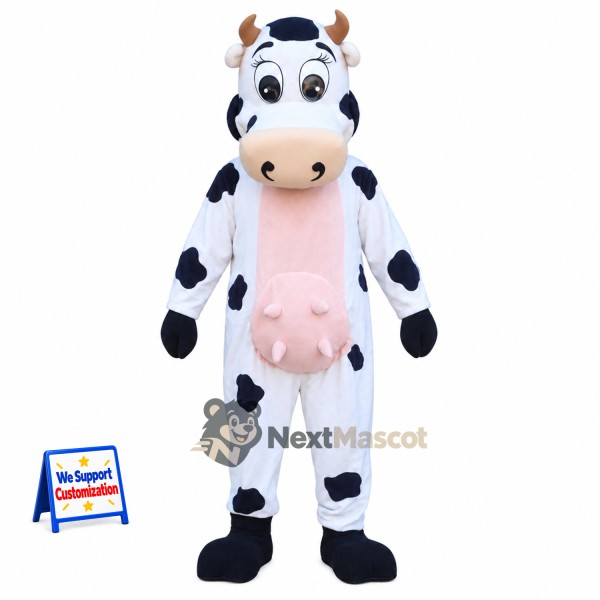 Cow Mascot Costume - Spotted for Parades