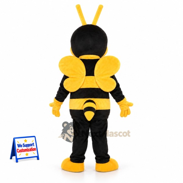 Bee Mascot Costume - Yellow, Black Sleeves Bee Mascot Costume - Yellow, Black Sleeves