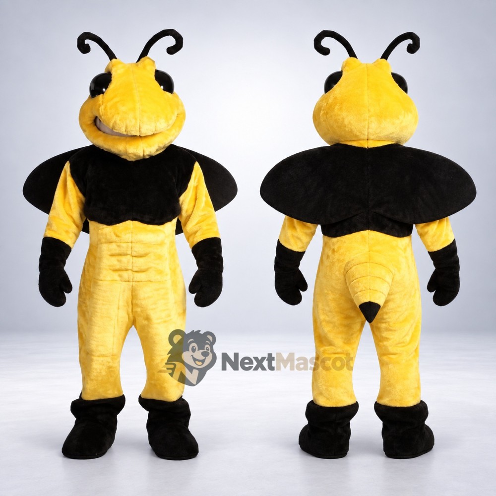 Bee Mascot Costume - Yellow Bee Mascot Costume - Yellow
