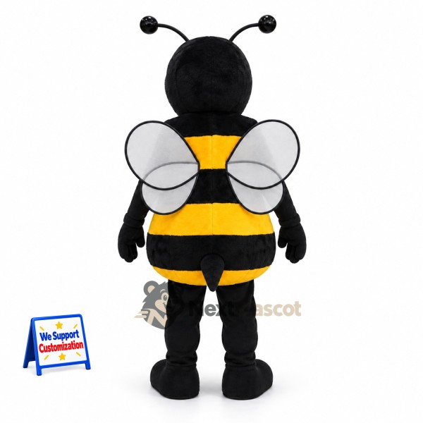 Bee Mascot Costume - Yellow, White Wings Bee Mascot Costume - Yellow, White Wings