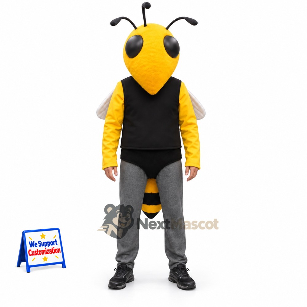 Wasp Mascot Costume - Yellow Wasp Mascot Costume - Yellow