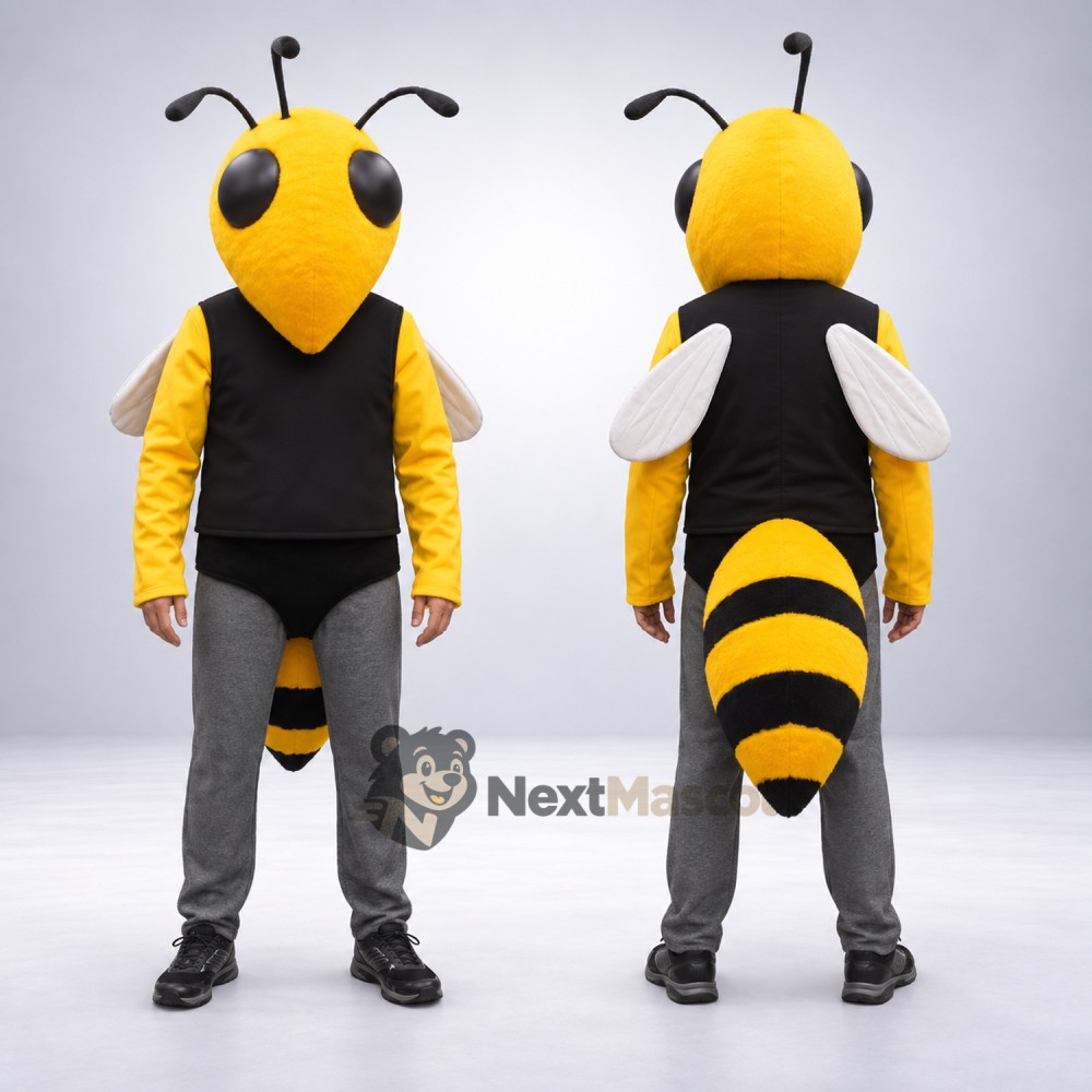 Wasp Mascot Costume - Yellow Wasp Mascot Costume - Yellow