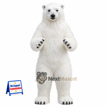 Polar Bear Mascot Costume Polar Bear Mascot Costume