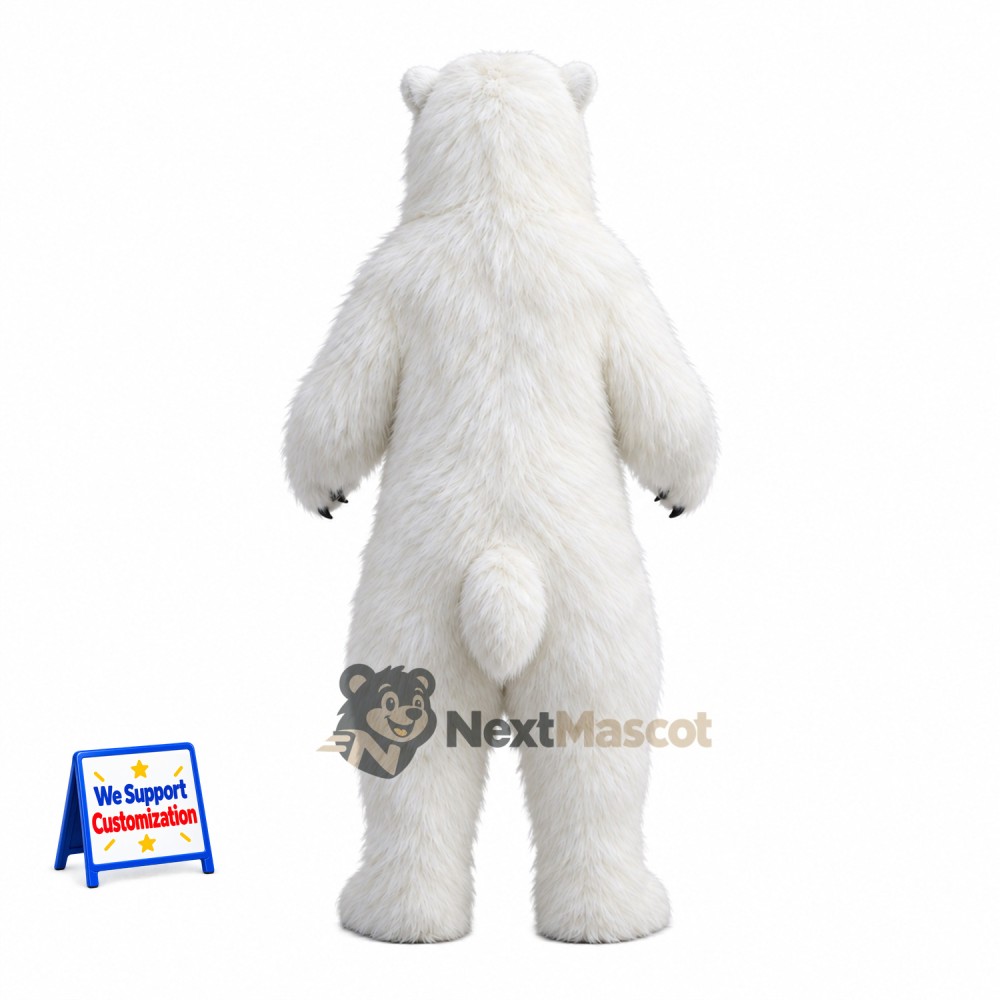 Polar Bear Mascot Costume Polar Bear Mascot Costume