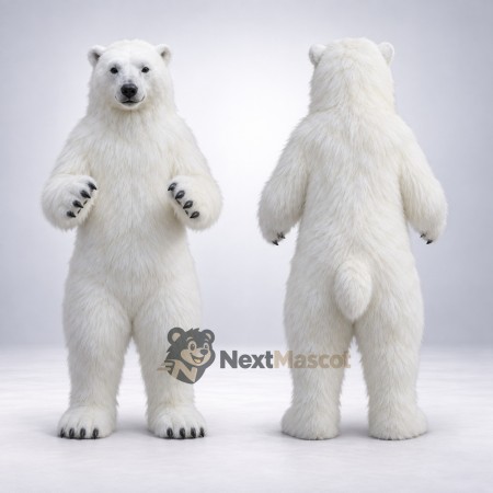Polar Bear Mascot Costume Polar Bear Mascot Costume