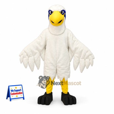 Eagle Mascot Costume - White Eagle Mascot Costume - White