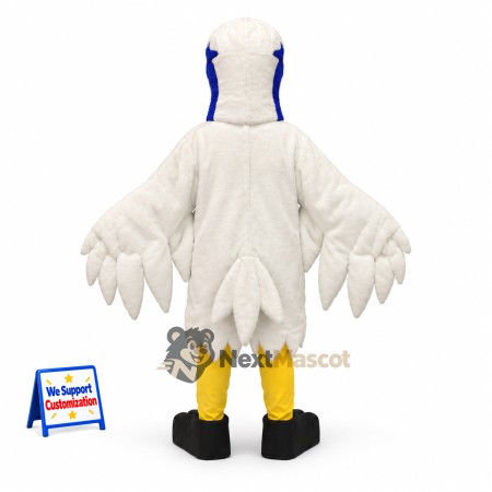 Eagle Mascot Costume - White Eagle Mascot Costume - White