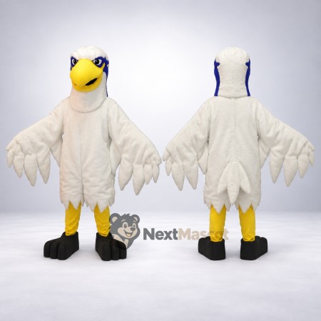 Eagle Mascot Costume - White Eagle Mascot Costume - White