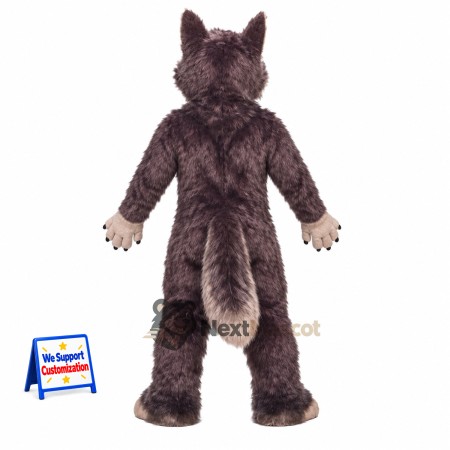 Wolf Mascot Costume - Brown Wolf Mascot Costume - Brown