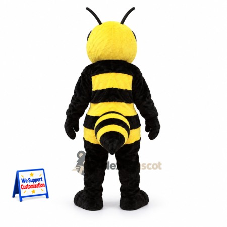 Bee Mascot Costume - Yellow, Black Gloves Bee Mascot Costume - Yellow, Black Gloves