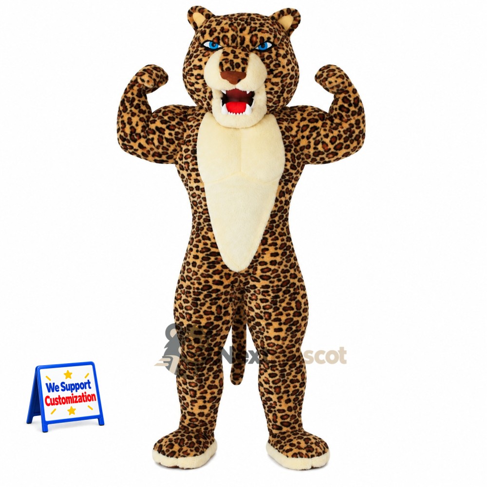 Leopard Mascot Costume - Spotted Leopard Mascot Costume - Spotted