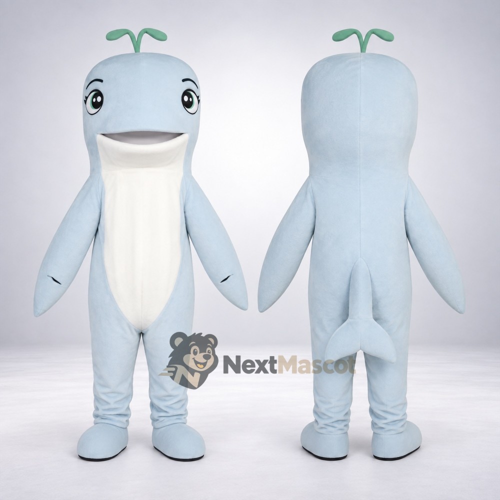 Dolphin Mascot Costume - Blue Dolphin Mascot Costume - Blue