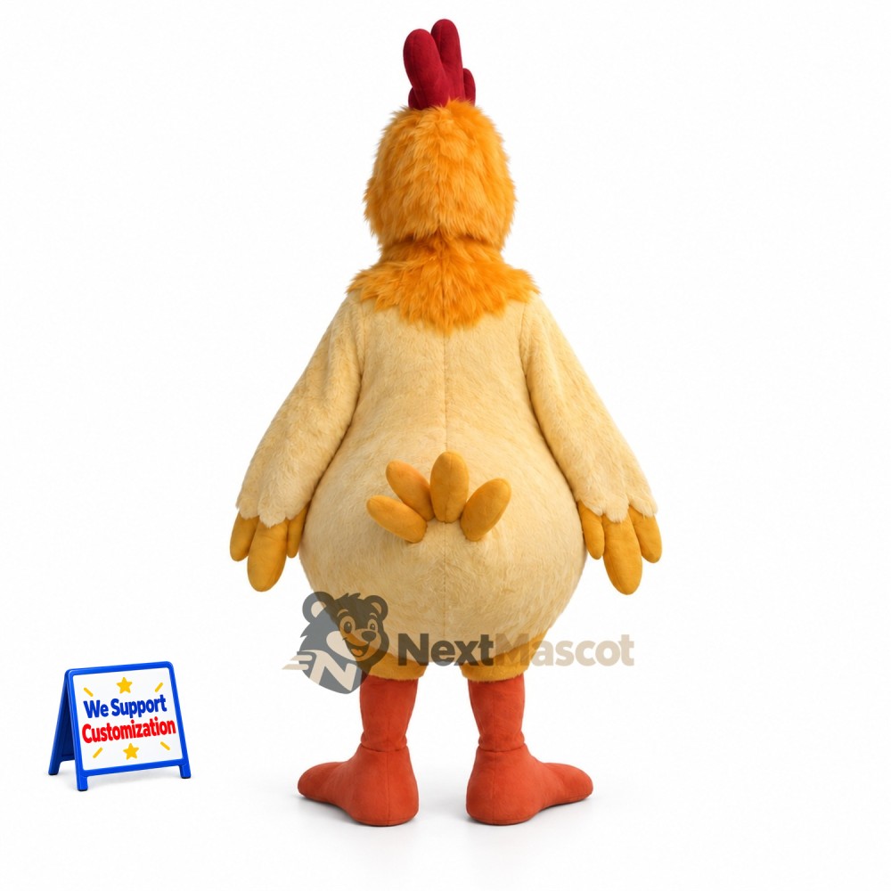 Rooster Mascot Costume - Yellow Rooster Mascot Costume - Yellow