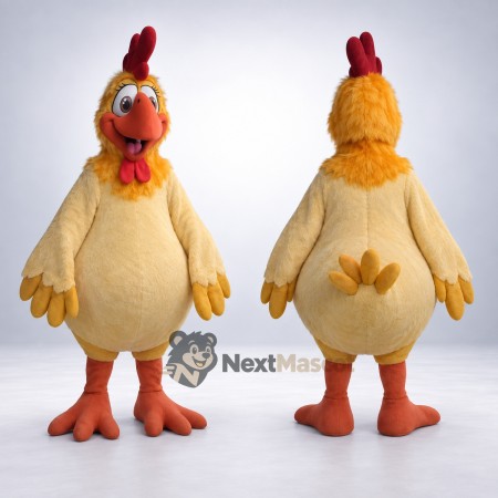Rooster Mascot Costume - Yellow Rooster Mascot Costume - Yellow