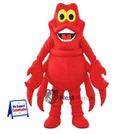 Lobster Mascot Costume - Red Lobster Mascot Costume - Red