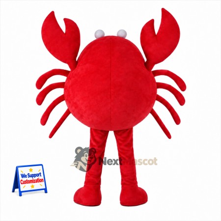 Crab Mascot Costume - Red Crab Mascot Costume - Red