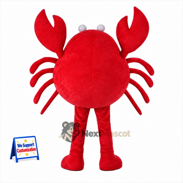 Crab Mascot Costume - Red Crab Mascot Costume - Red