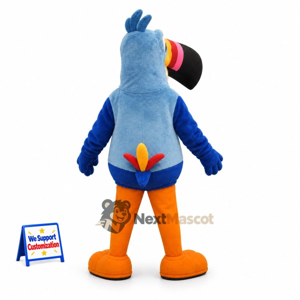 Toucan Mascot Costume - Blue Toucan Mascot Costume - Blue