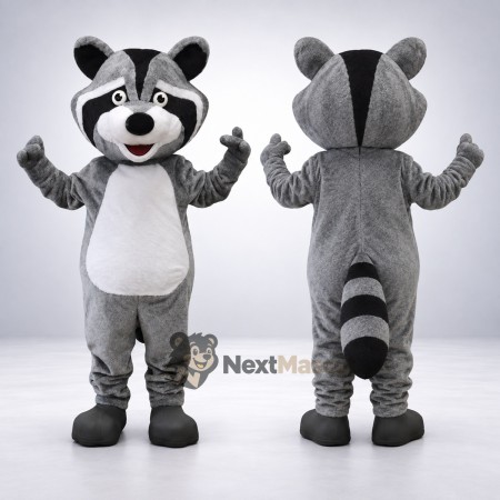 Raccoon Mascot Costume - Gray for Parades Raccoon Mascot Costume - Gray for Parades