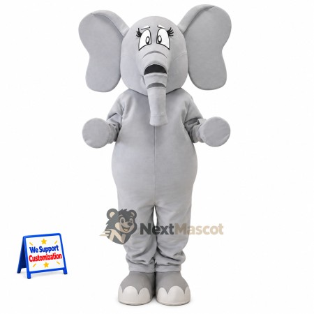 Elephant Mascot Costume - Gray Elephant Mascot Costume - Gray