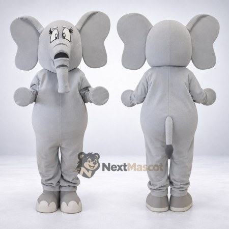 Elephant Mascot Costume - Gray Elephant Mascot Costume - Gray