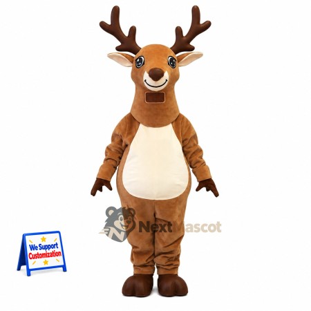 Deer Mascot Costume - Brown Deer Mascot Costume - Brown