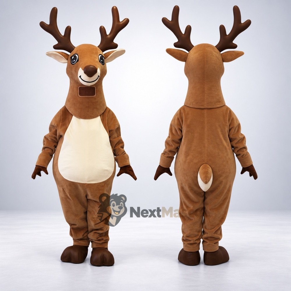 Deer Mascot Costume - Brown Deer Mascot Costume - Brown