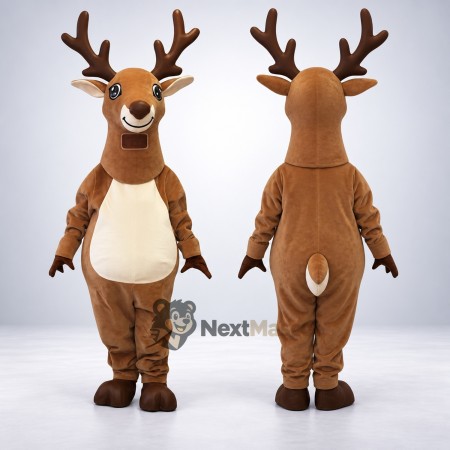 Deer Mascot Costume - Brown Deer Mascot Costume - Brown
