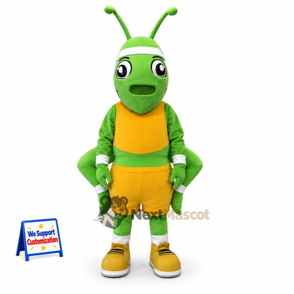 Grasshopper Mascot Costume - Green
