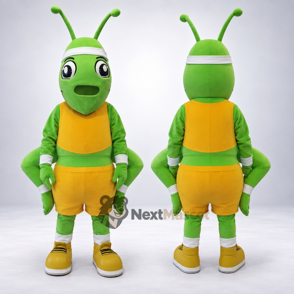 Grasshopper Mascot Costume - Green Grasshopper Mascot Costume - Green