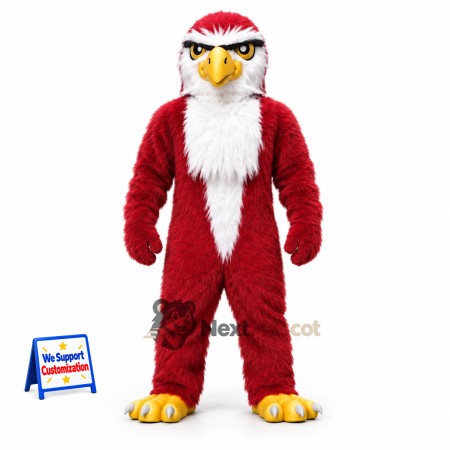 Eagle Mascot Costume - Red Eagle Mascot Costume - Red