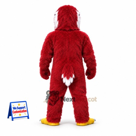 Eagle Mascot Costume - Red Eagle Mascot Costume - Red