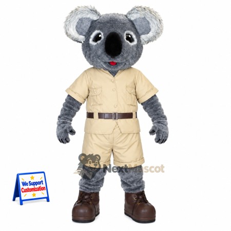 Koala Mascot Costume - Safari Outfit Koala Mascot Costume - Safari Outfit