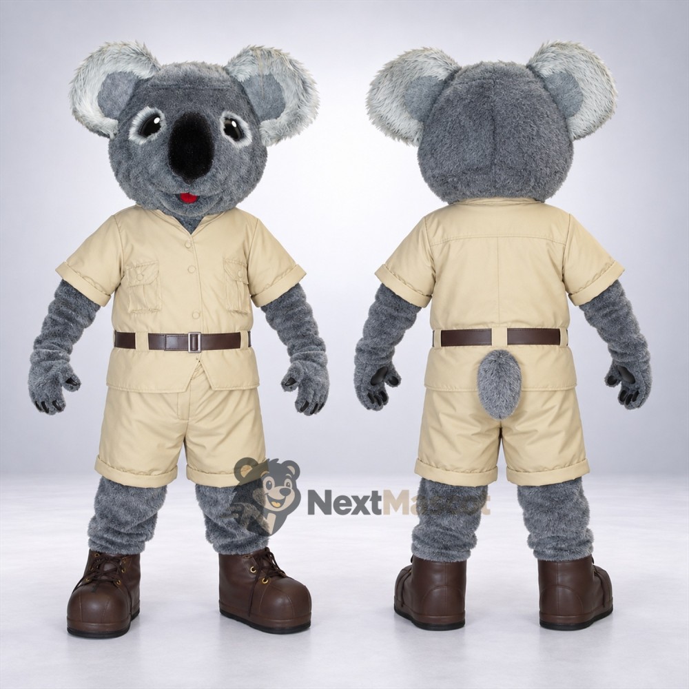 Koala Mascot Costume - Safari Outfit Koala Mascot Costume - Safari Outfit