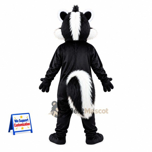 Skunk Mascot Costume - White Cheeks Skunk Mascot Costume - White Cheeks