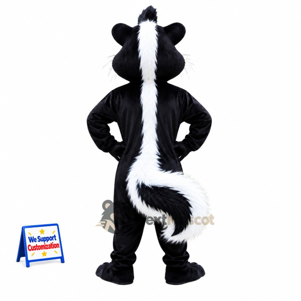 Skunk Mascot Costume - Pink Inner Ears Skunk Mascot Costume - Pink Inner Ears