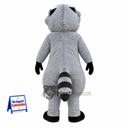 Raccoon Mascot Costume - Gray for School Events Raccoon Mascot Costume - Gray for School Events