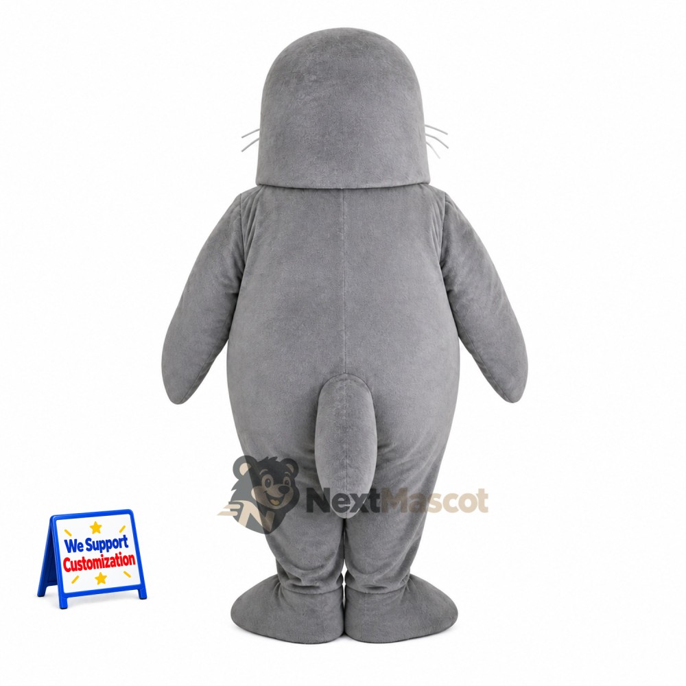 Seal Mascot Costume - Gray Seal Mascot Costume - Gray