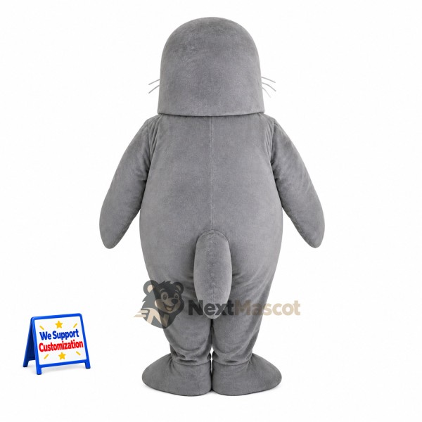 Seal Mascot Costume - Gray Seal Mascot Costume - Gray