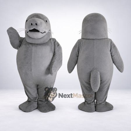 Seal Mascot Costume - Gray Seal Mascot Costume - Gray