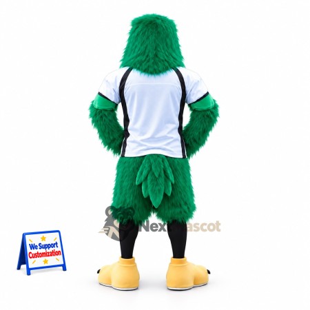 Eagle Mascot Costume - Green, White Shirt Eagle Mascot Costume - Green, White Shirt