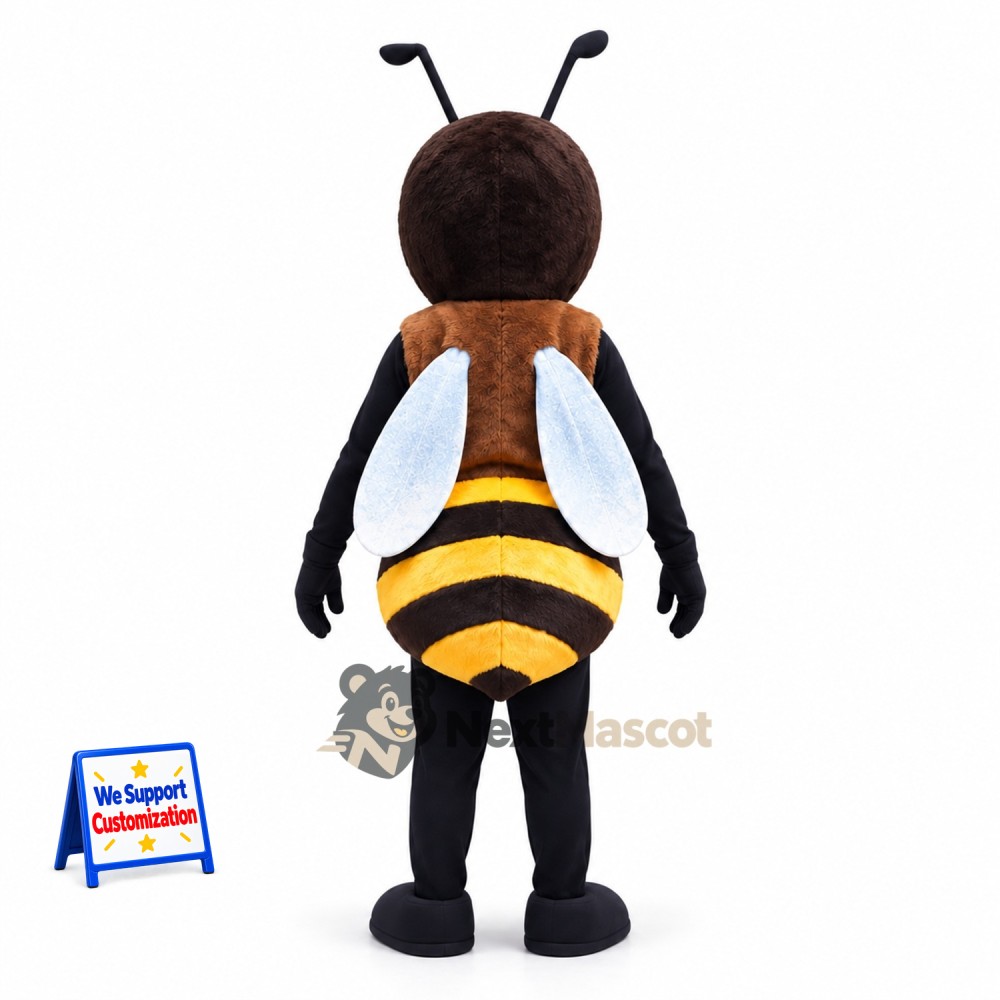 Bee Mascot Costume - Brown and Yellow Bee Mascot Costume - Brown and Yellow