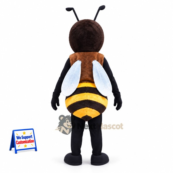 Bee Mascot Costume - Brown and Yellow Bee Mascot Costume - Brown and Yellow